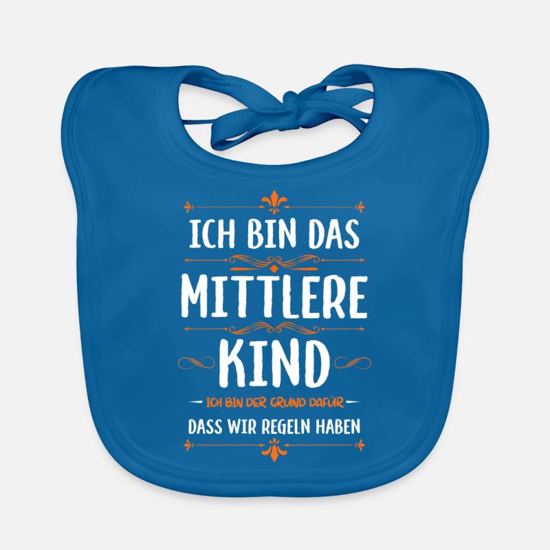 Partnerlook Jüngste Mittlere Älteste Kind Geschenk Baby Bio-Lätzchen