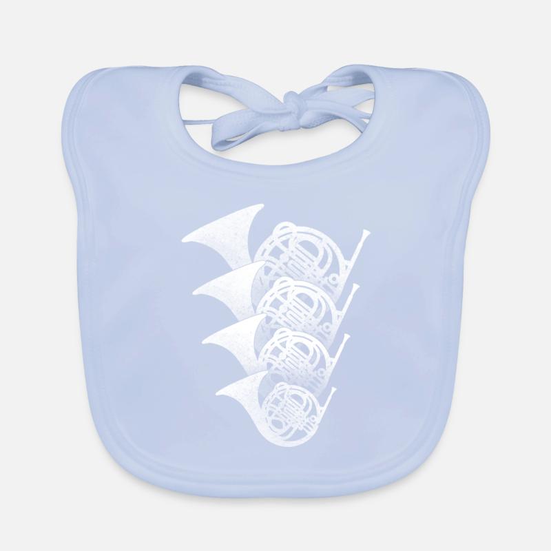 french horn Organic Baby Bibs