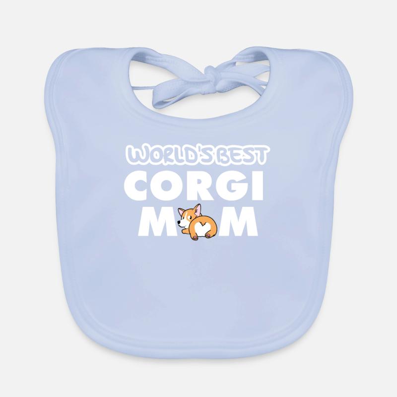 Die beste Corgi-Mutter der Welt - Frauen, Mädchen Baby Bio-Lätzchen