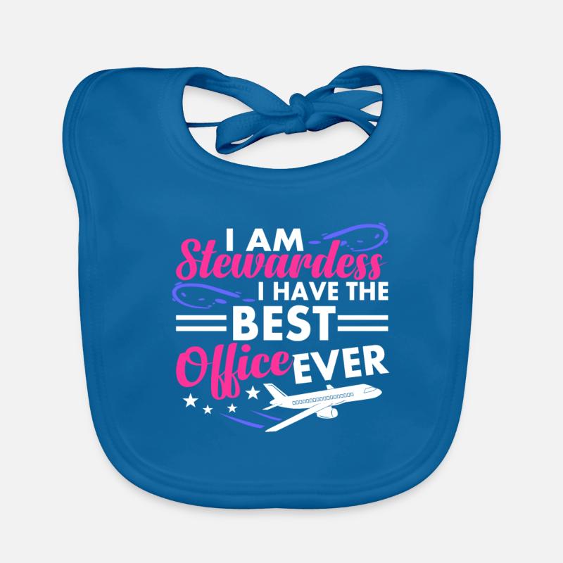 Stewardess Baby Bio-Lätzchen