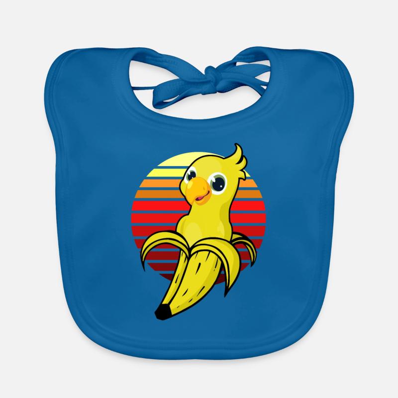 Perroquet Idée cadeau Bavoir bio Bébé