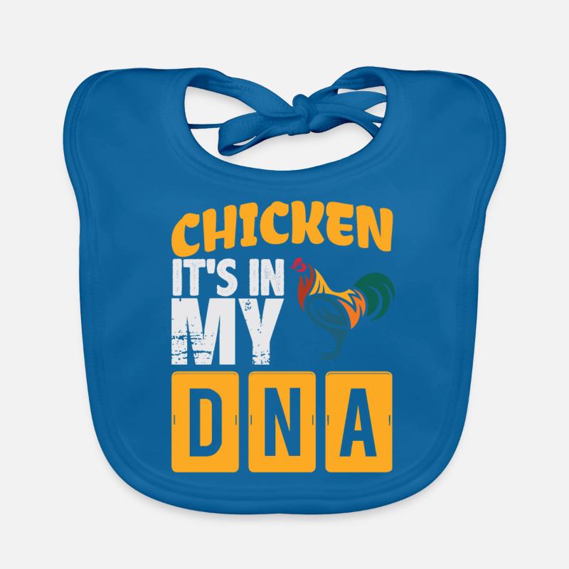 Hühner In Meiner DNA! Geschenkidee, Geschenk Baby Bio-Lätzchen