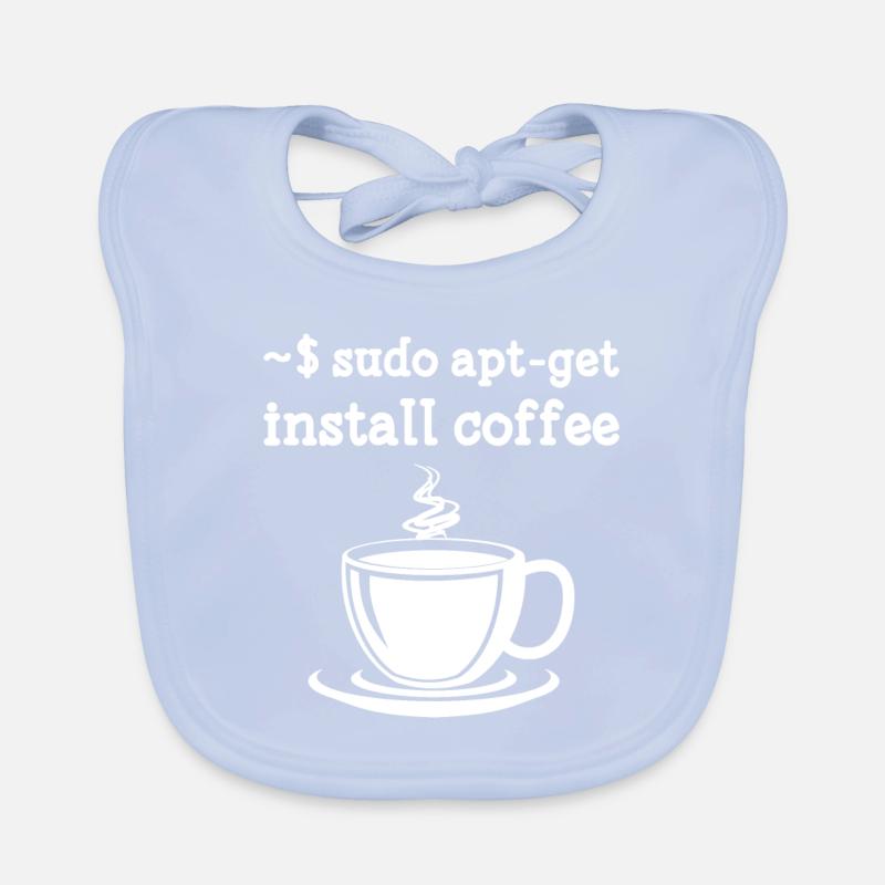 Sudo Apt-Get Install Coffee Linux Baby Bio-Lätzchen