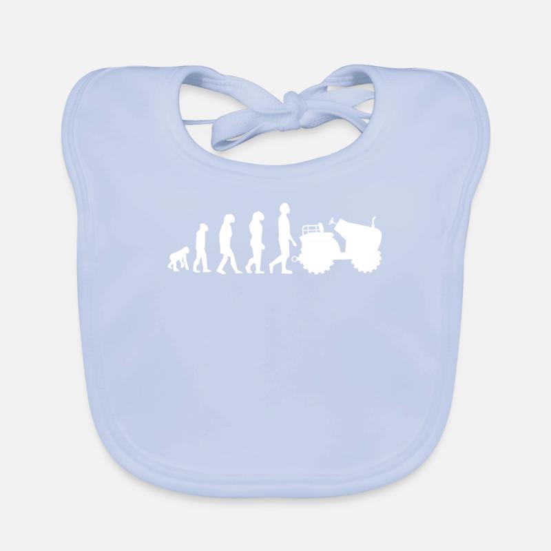 Tracteur Farmer Evolution Bauer Bavoir bio Bébé