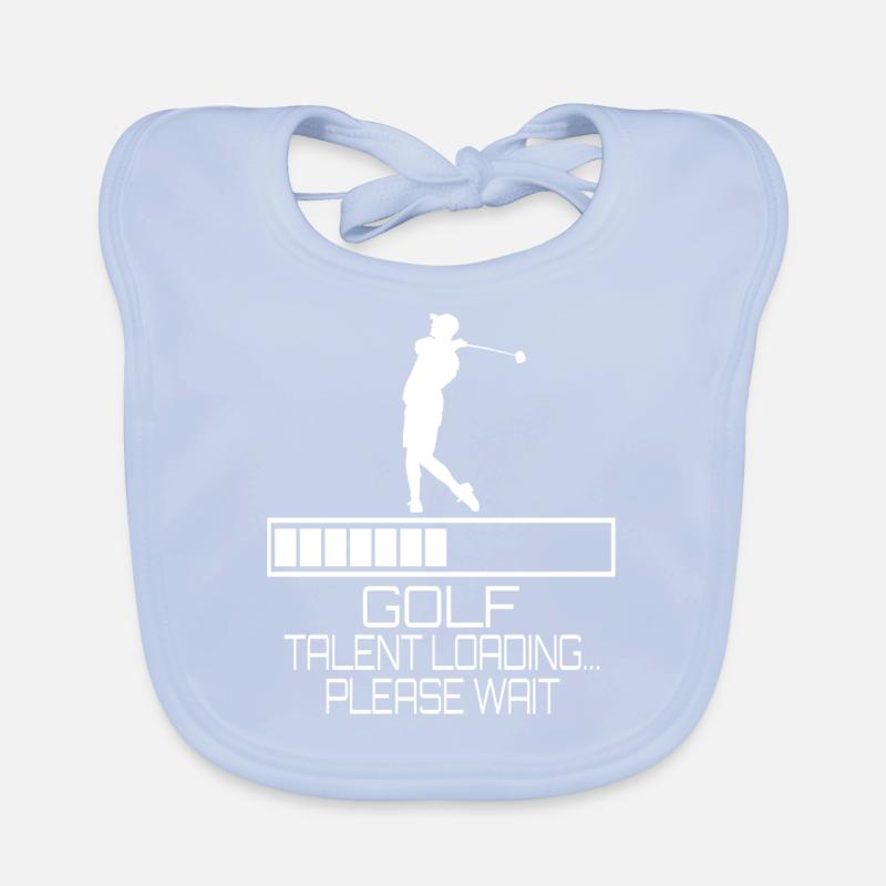 Golf Talent Loading Bitte warten Baby Bio-Lätzchen