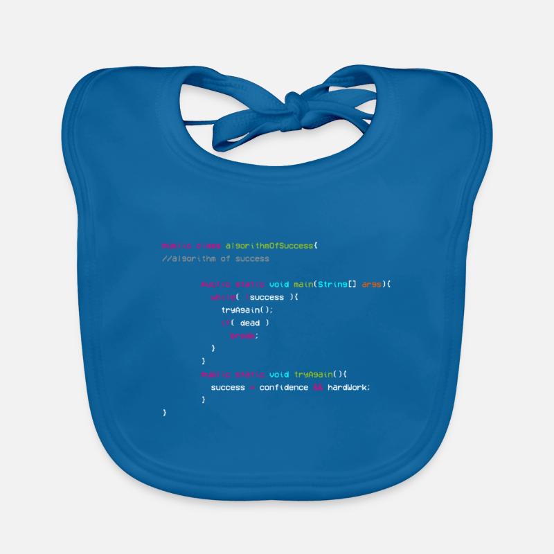 Algorithme De Succès - Codeur - Informaticien Bavoir bio Bébé