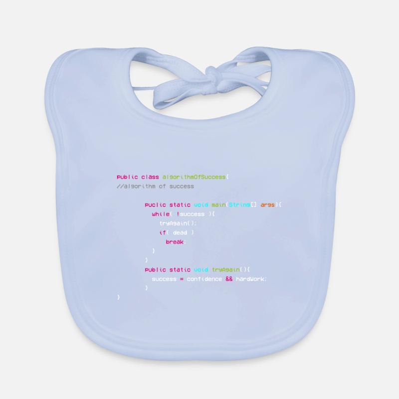 Algorithme De Succès - Codeur - Informaticien Bavoir bio Bébé