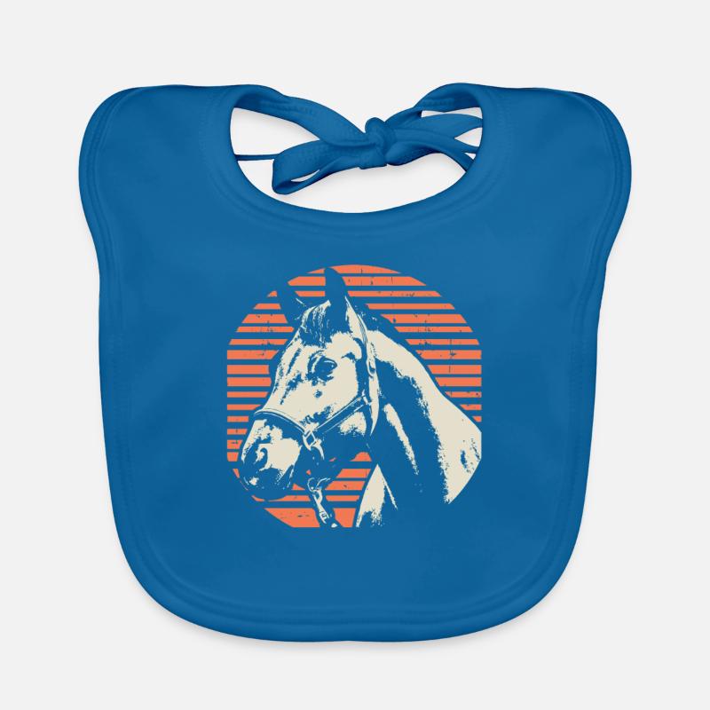 Pferd Baby Bio-Lätzchen