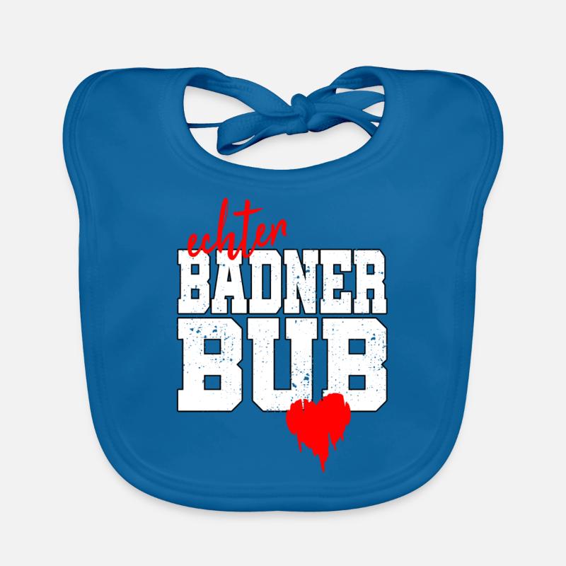 Badner Bub Badisch Dialekt Baden Stolz Geschenk Baby Bio-Lätzchen