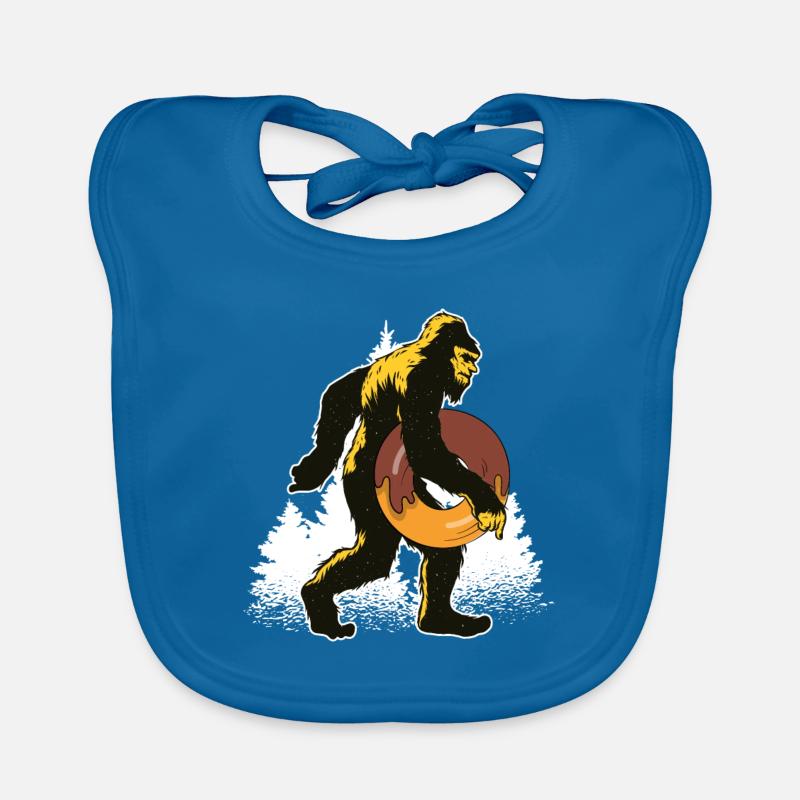 Donut Doughnut Gebäck Backen Geschenk Bigfoot Baby Bio-Lätzchen