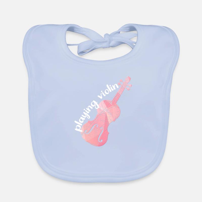 Violoniste Idée cadeau Bavoir bio Bébé