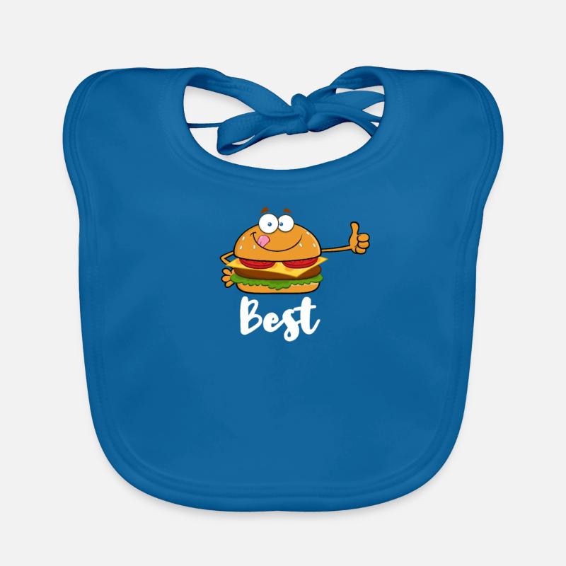 Burger Hamburger Bavoir bio Bébé
