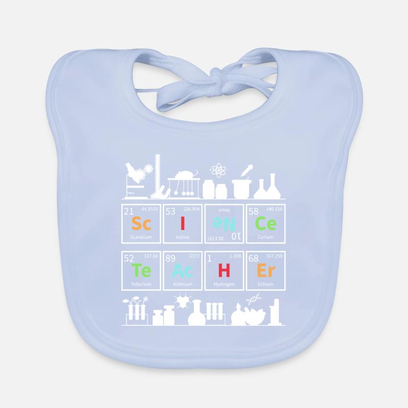 Enseignants Science Bavoir bio Bébé