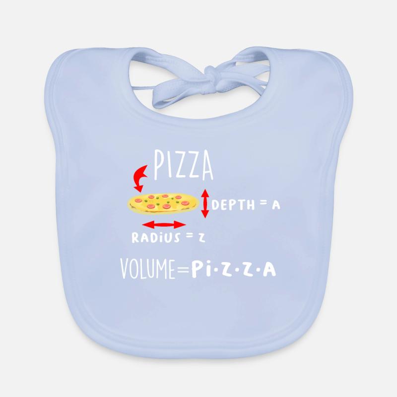 Pizza and Maths - Memes | Funny math Organic Baby Bibs