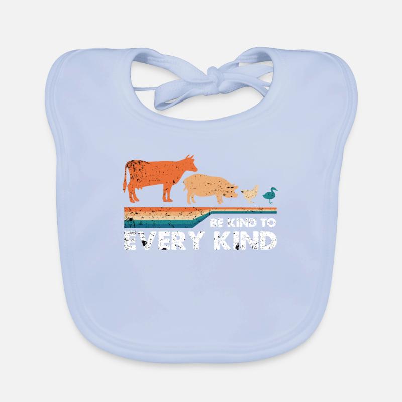 Déclaration végétalienne Bavoir bio Bébé