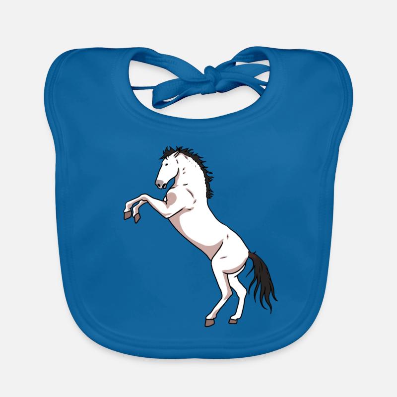 Cheval cheval cheval cheval Bavoir bio Bébé