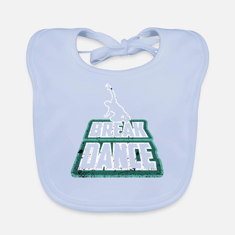 Breakdance Bavoir bio Bébé