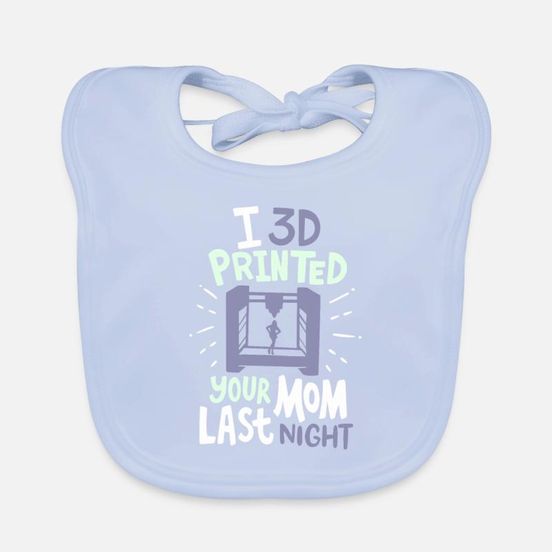 3D printer CNC machine Organic Baby Bibs
