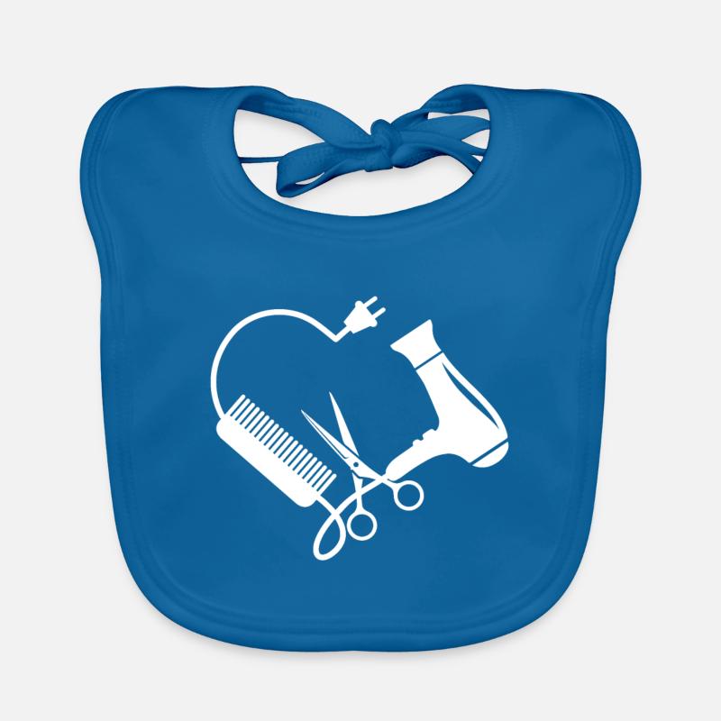 Salon de coiffure Salon de coiffure Coiffeur cadeau de coiffeur Bavoir bio Bébé