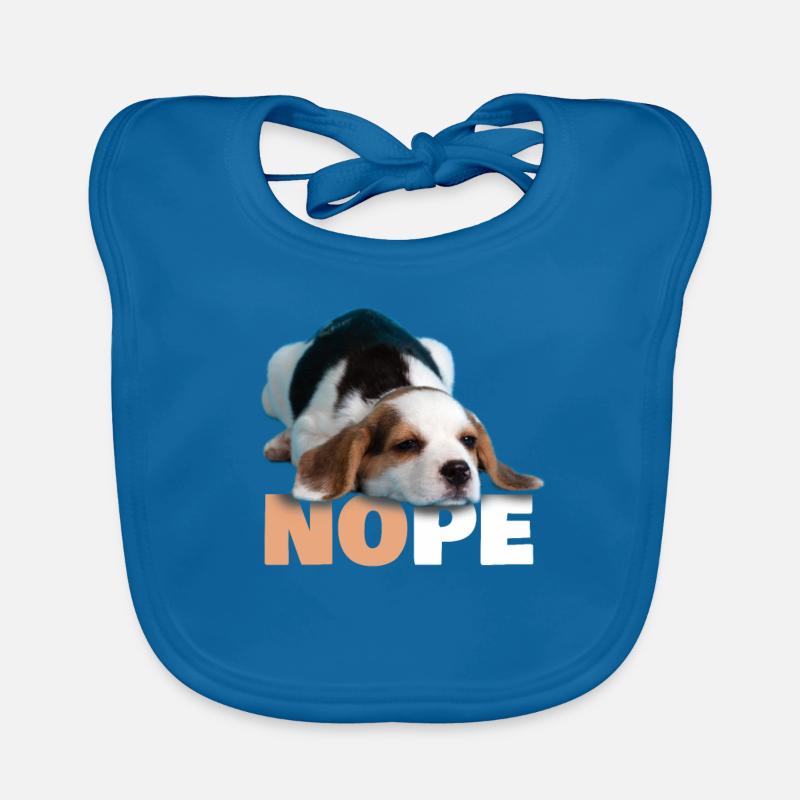 Beagle Hündchen Geschenkidee Baby Bio-Lätzchen