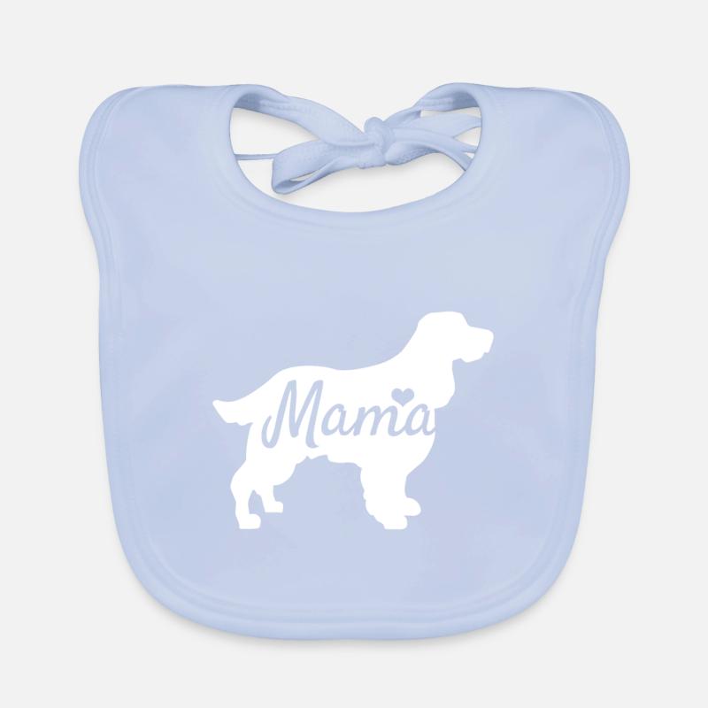 Cocker Spaniel Baby Bio-Lätzchen