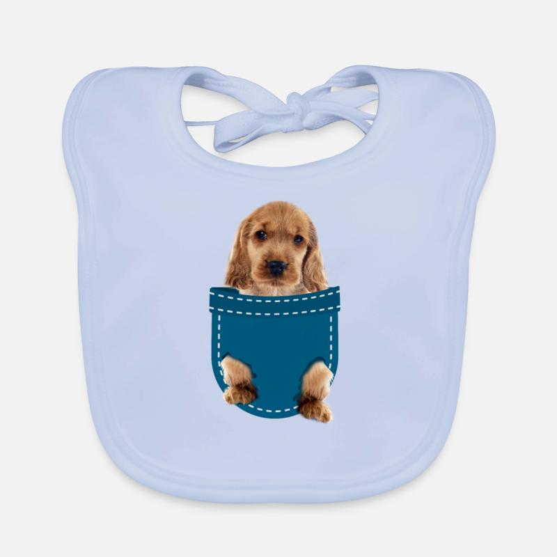 Cocker Spaniel Baby Bio-Lätzchen