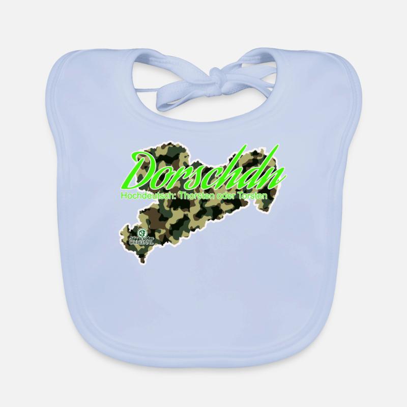 Dorschdn - Thorsten oder Torsten - Säggsch Baby Bio-Lätzchen