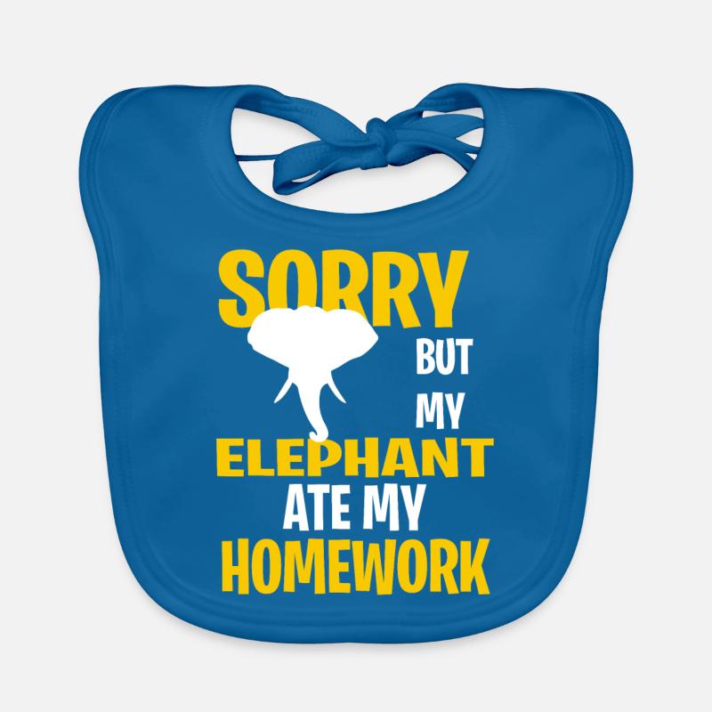 Éléphant drôle idée actuelle Bavoir bio Bébé