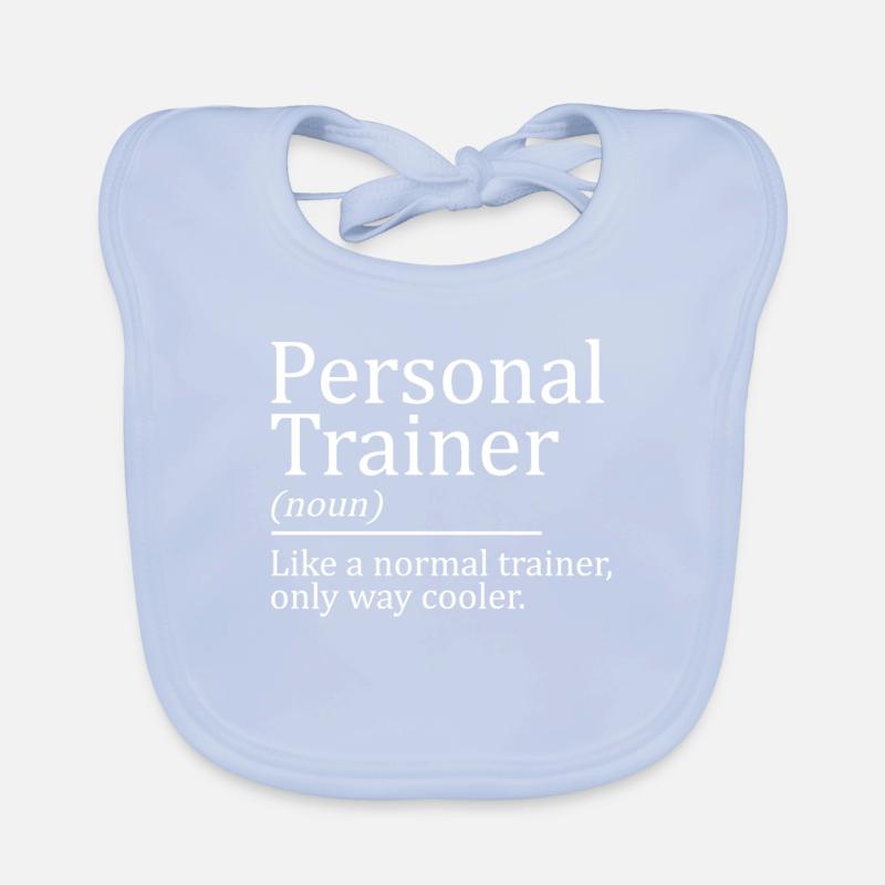 personal trainer Organic Baby Bibs