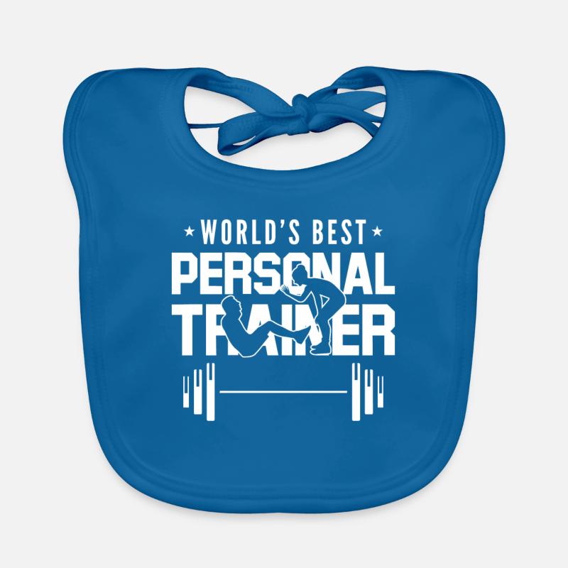 Trainer Fitnesstrainer Geschenkidee Baby Bio-Lätzchen