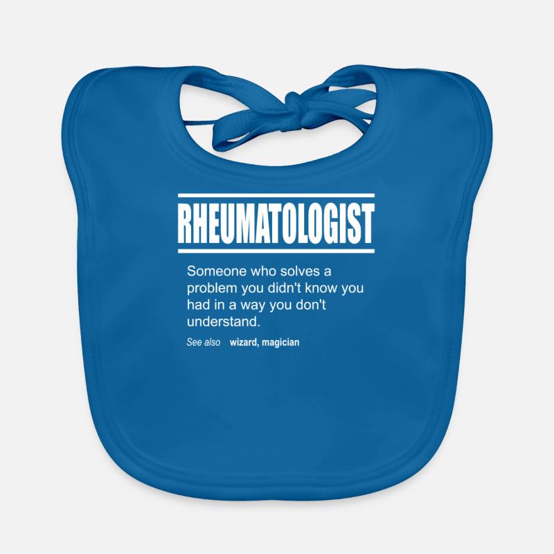 Funny Description Tee Rheumatologist Edition Bavoir bio Bébé