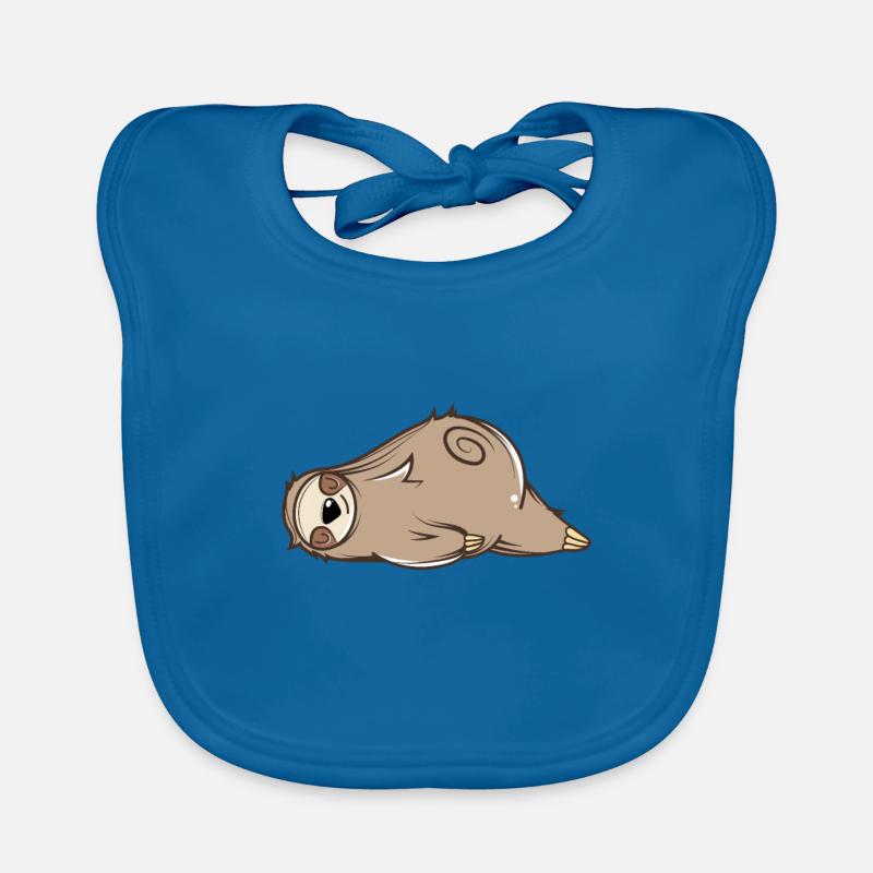 Sleeping sloth Organic Baby Bibs