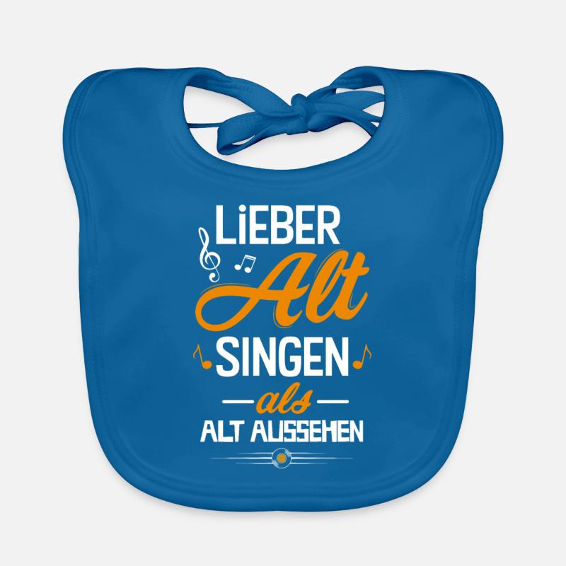 Chor singen Baby Bio-Lätzchen