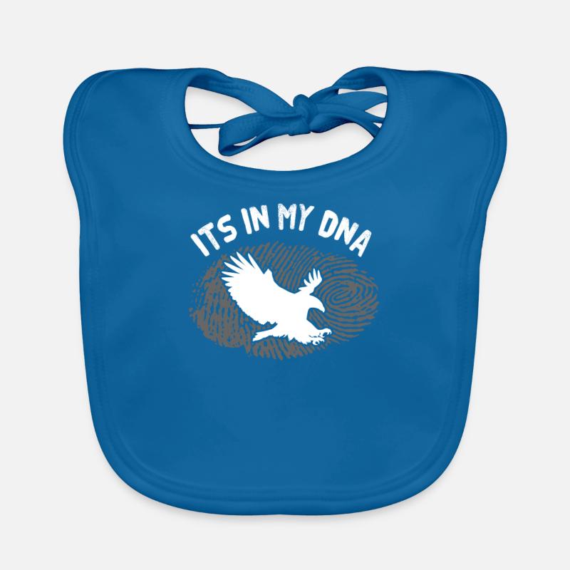 Eagle raptor gift gift idea Organic Baby Bibs