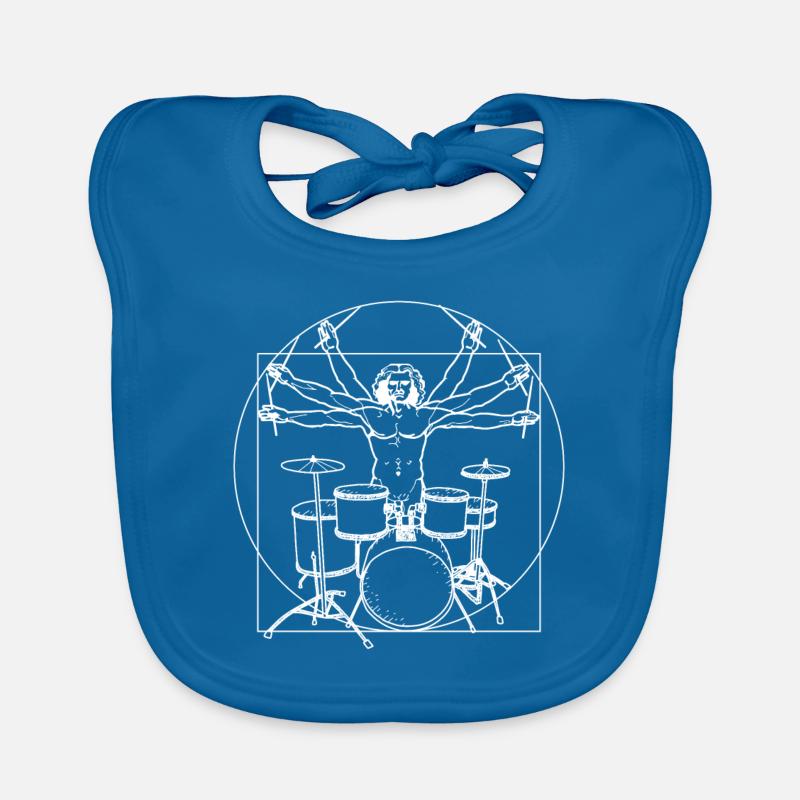 Batteur tambours Batteur Da Vinci Bavoir bio Bébé