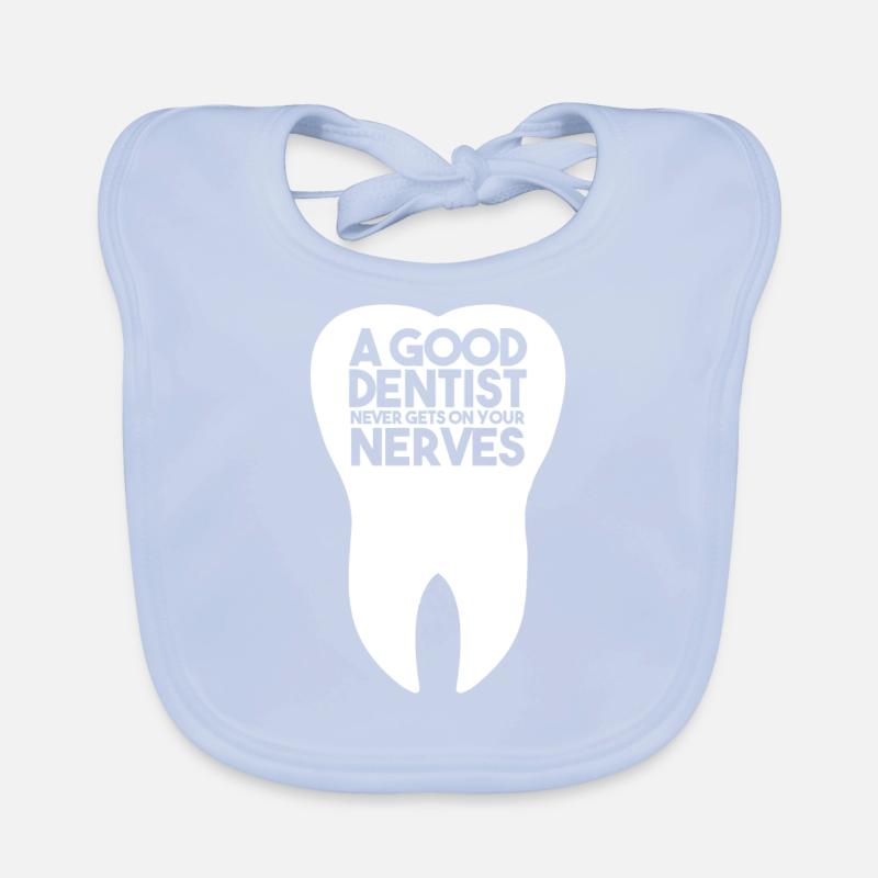 Dentist dentist saying gift Organic Baby Bibs