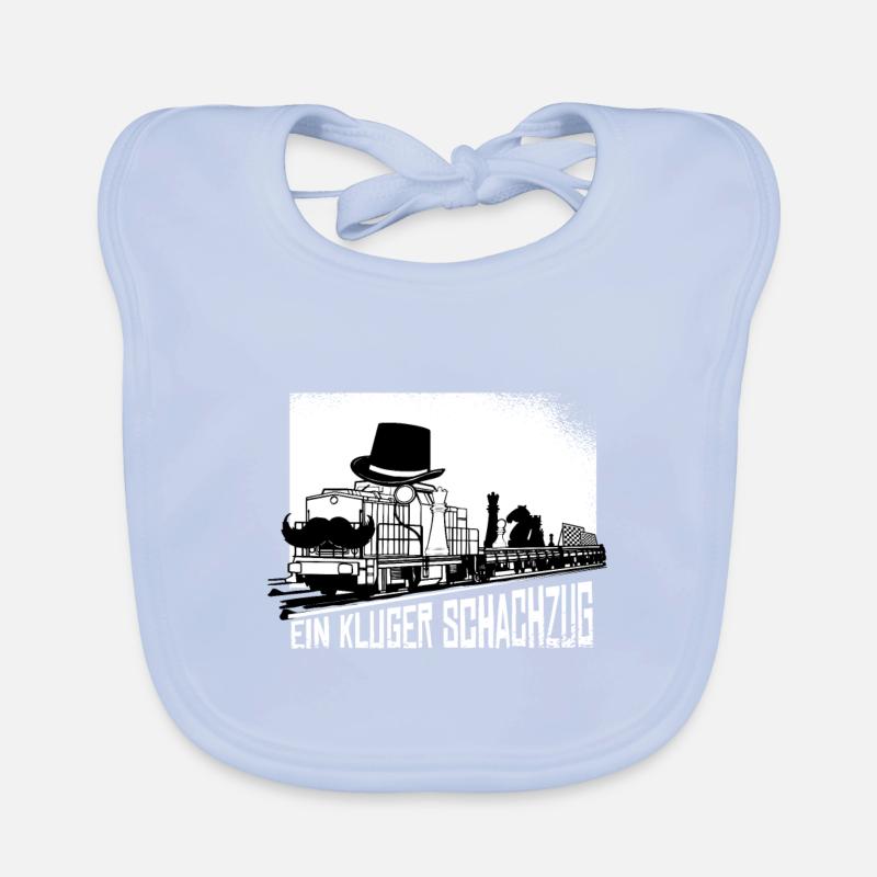 Chess - cool saying Organic Baby Bibs