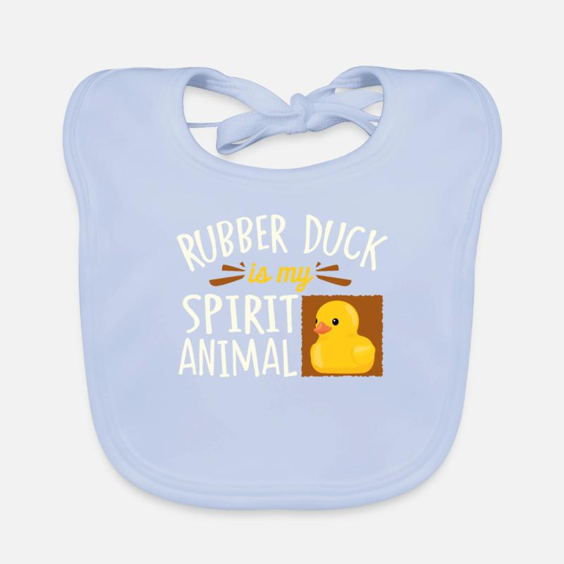 rubber duck Organic Baby Bibs