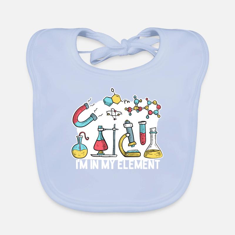 La chimie dans mon élément Bavoir bio Bébé