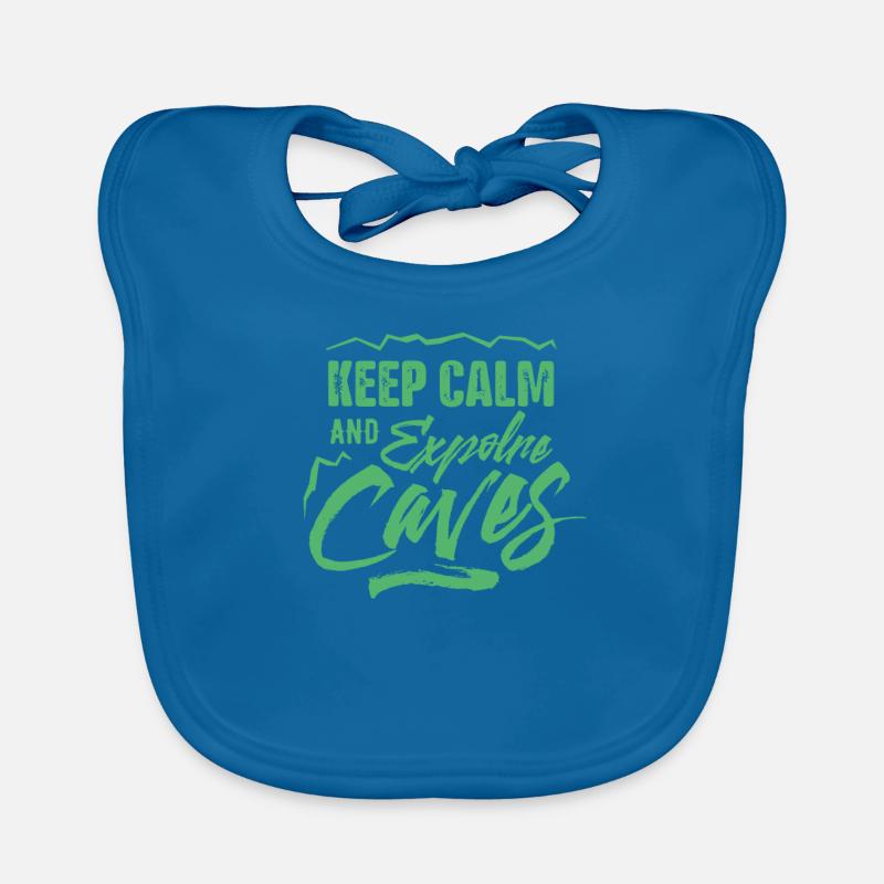 Cave Cave Explorer Caving Team Organic Baby Bibs
