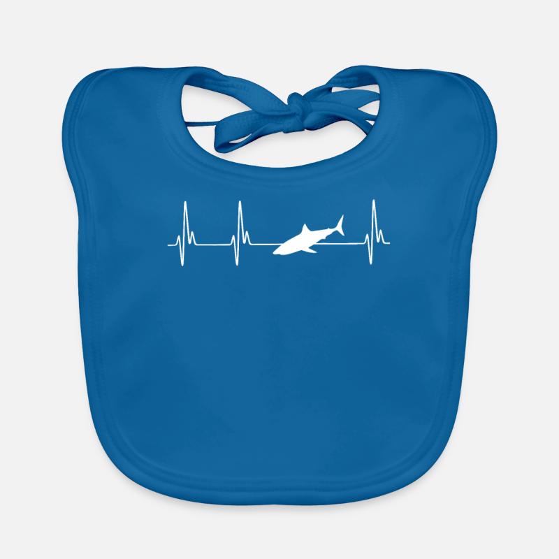 Shark ECG Bavoir bio Bébé