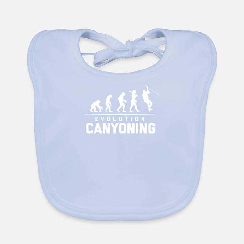 ÉVOLUTION DU CANYONING Bavoir bio Bébé