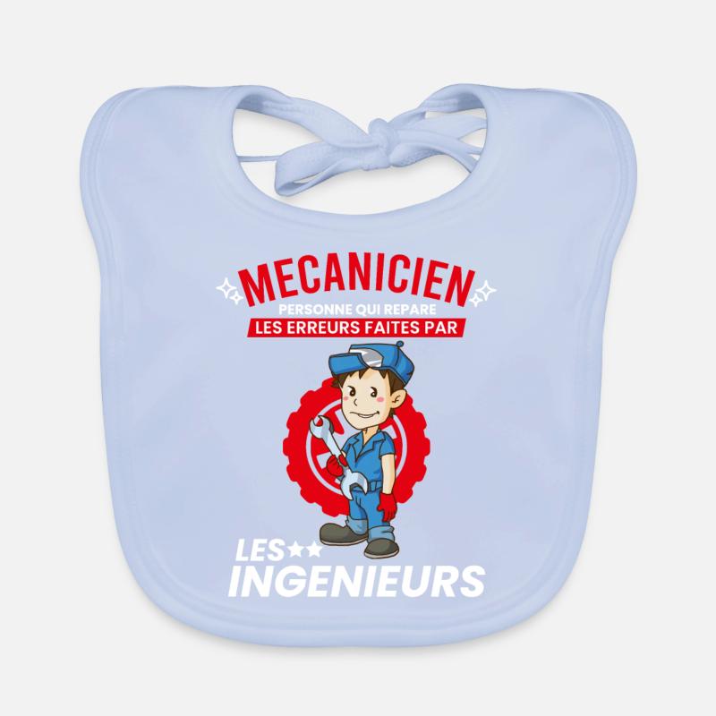 Gift Mechanic • The Ingenieurs Errors Organic Baby Bibs