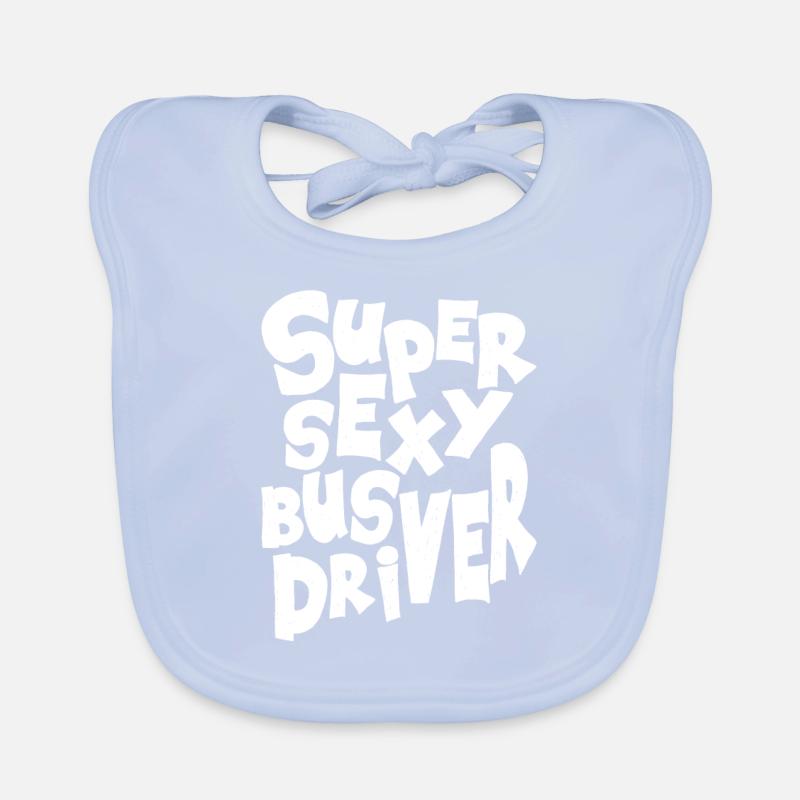 bus driver Organic Baby Bibs