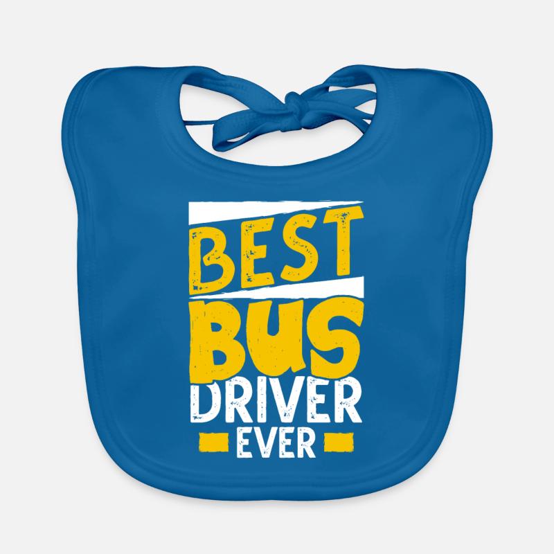bus driver Organic Baby Bibs