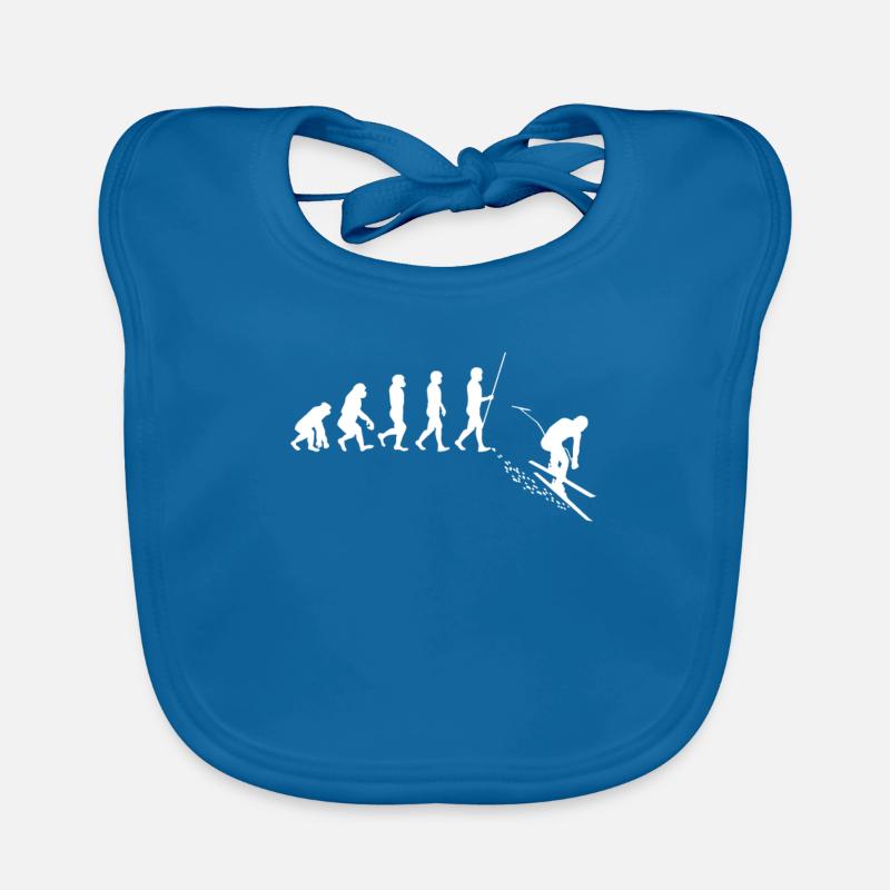 Evolution du ski Bavoir bio Bébé