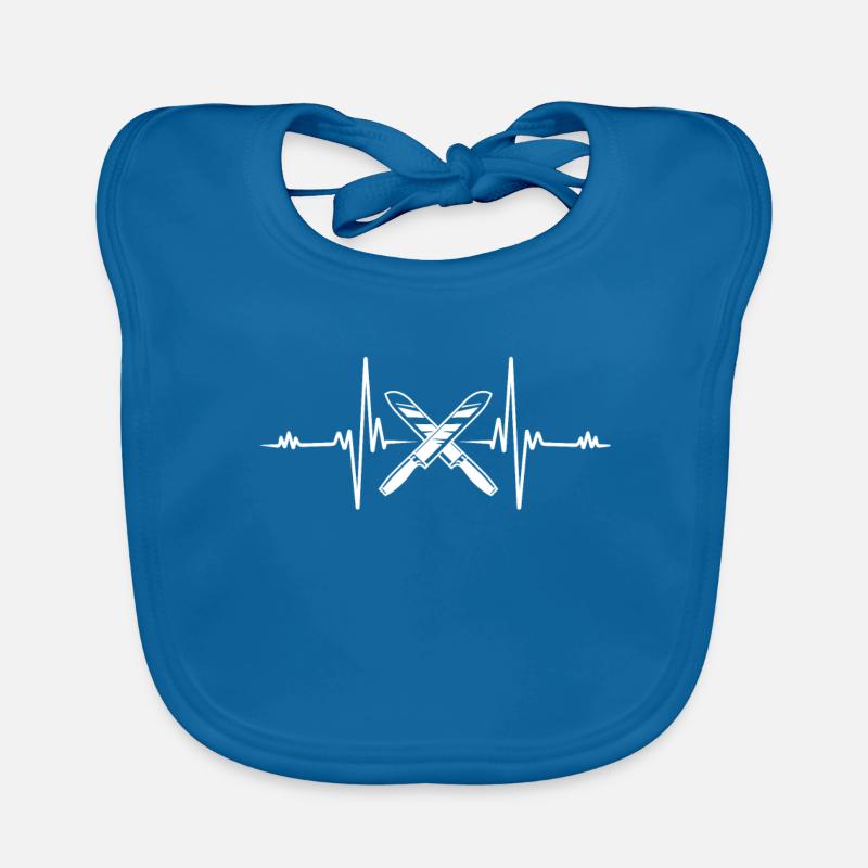 Heartbeat Chef Chef Chef Chef Gift Organic Baby Bibs