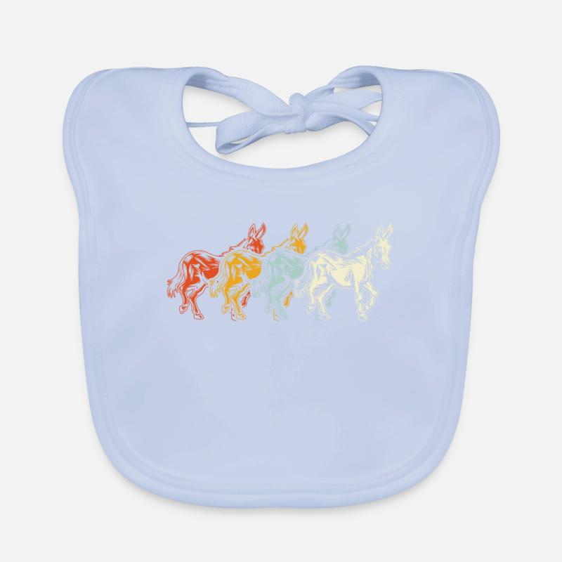 Donkey gift Organic Baby Bibs