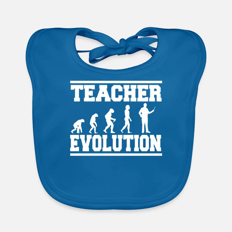 TEACHER EVOLUTION Tee Shirt Baby Bio-Lätzchen