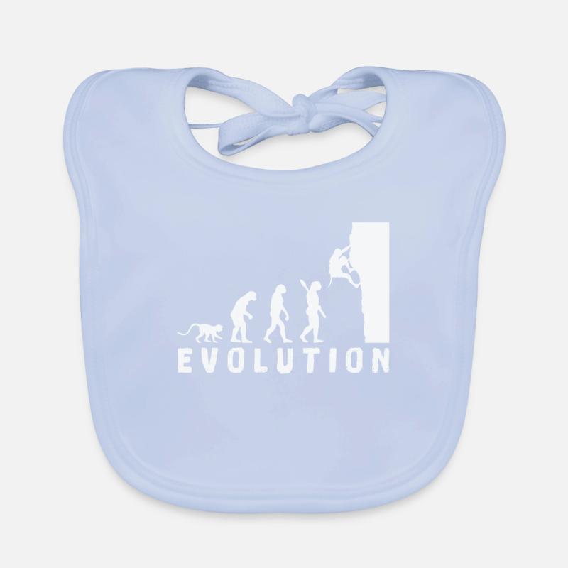 Klettern Bouldern Evolution Baby Bio-Lätzchen